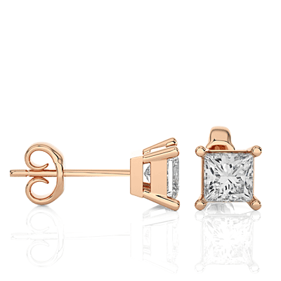 Tara Square Spark – Diamond Studs Tara Square Spark – Diamond Studs