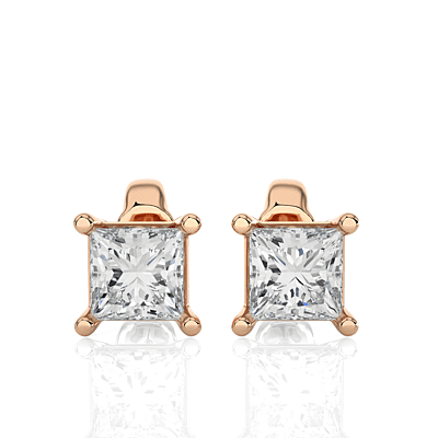 Tara Square Spark – Diamond Studs Tara Square Spark – Diamond Studs