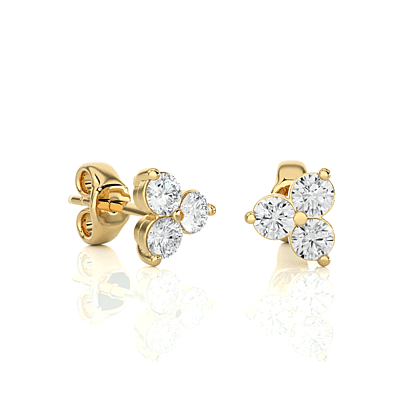 Tara Trinity Radiance – Diamond Studs Tara Trinity Radiance – Diamond Studs