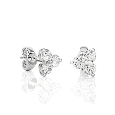 Tara Trinity Radiance – Diamond Studs Tara Trinity Radiance – Diamond Studs