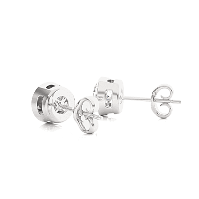 Tara Crown Glow – Halo Diamond Studs Tara Crown Glow – Halo Diamond Studs
