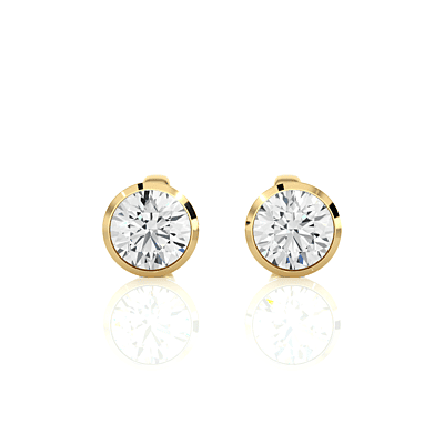 Tara Crown Glow – Halo Diamond Studs Tara Crown Glow – Halo Diamond Studs
