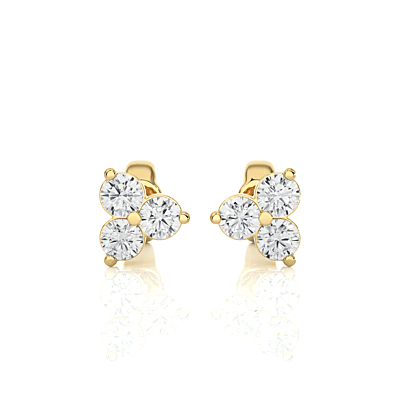 Tara Trinity Radiance – Diamond Studs Tara Trinity Radiance – Diamond Studs