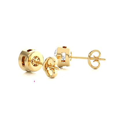Tara Crown Glow – Halo Diamond Studs Tara Crown Glow – Halo Diamond Studs